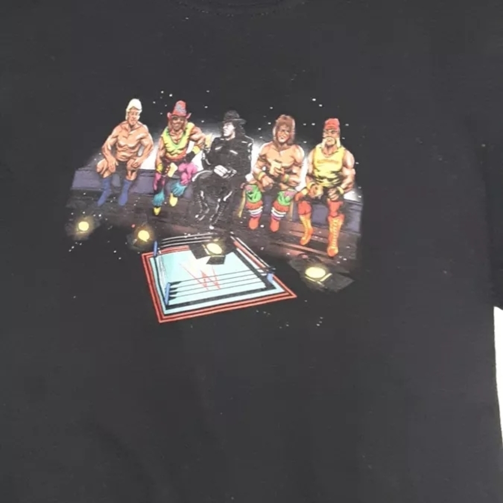 Pro Wrestling Legends Men's SMALL T-shirt Black